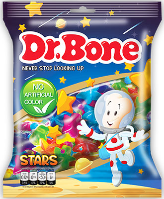 Мармелад Dr.Bone в форме звездочек (20/30/40 г)